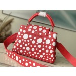 𝐋𝐎𝐔𝐈𝐒𝐕𝐔𝐈𝐓𝐓𝐎𝐍 M21692/48865 Red Pinned White Dot Small Size x Grass Maiden Cooperation Series